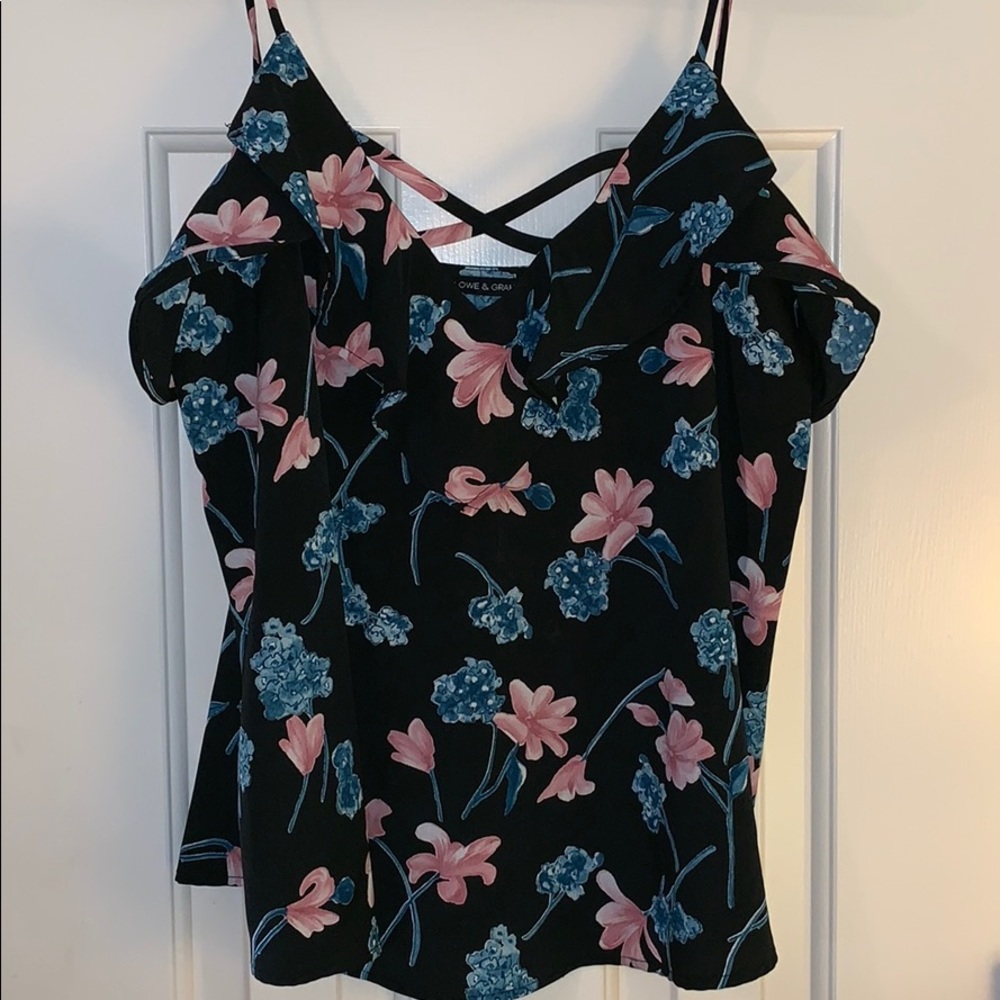 Harlowe & Graham floral top